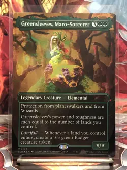Greensleeves, Maro-Sorcerer (Rainbow Foil) Secret Lair Drop 9123 Mythic MTG - Image 1