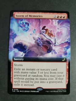 Storm of Memories (Extended Art) Rare MTG Avatar Eternal - Image 1