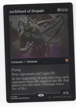 MTG: Magic Commander Masters *Foil Etched* Archfiend of Despair - Image 1