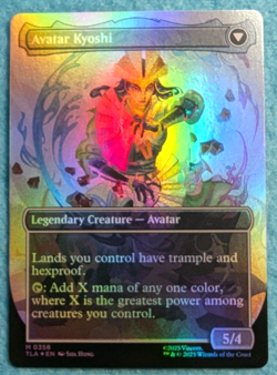 x1 The Legend of Kyoshi (Borderless) (Foil) Avatar: The Last Airbender #358 - Image 3