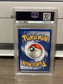 2000 Pokemon Promo Meowth-Holo #10 Game Boy Black Star PSA 8 Graded - Image 2