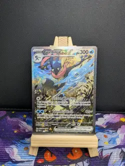Greninja EX SVP 132 Shrouded Fable Black Star Promo Pokemon TCG NM-M Condition - Image 1