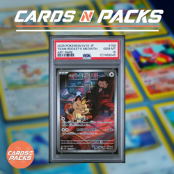 Carte Pokemon Team Rocket's Meowth 109/098 Glory of the Team Rocket PSA 10🇯🇵🔥 - Image 1