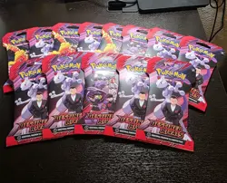 Pokemon TCG Destined Rivals Sleeved Booster Pack Lot of 13 - Image 1