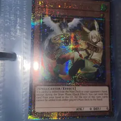 Droll & Lock Bird Alternate Art Quarter Century Secret Rare 1st Edition Yugioh - Image 3
