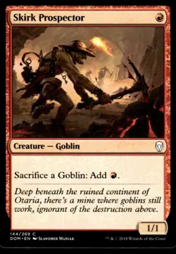 2018 MTG Skirk Prospector Common Dominaria #144 - Image 1