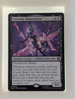 MTG, Gwenom, Remorseless (#056), Marvel's Spider-Man, Non-Foil, NM Mythic - Image 1