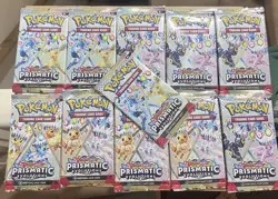 Pokemon TCG Prismatic Evolutions Booster Packs X11 New/Sealed - Image 1