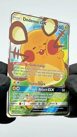 Dedenne GX 195a/214 NM Alternate Art Promo Holo Unbroken Bonds Pokemon TCG - Image 2