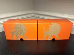Pokemon Sun and Moon Solgaleo Empty Elite Trainer Box ETB W/Sleeves & Dividers - Image 2