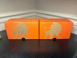 Pokemon Sun and Moon Solgaleo Empty Elite Trainer Box ETB W/Sleeves & Dividers - Image 4