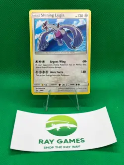Pokemon TCG Shining Lugia SM82 Black Star Promo Holo Sun & Moon Shiny LP - Image 1