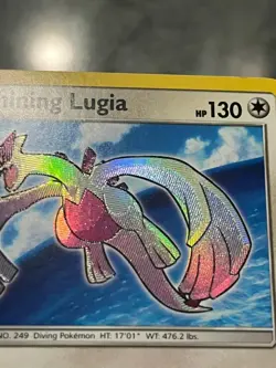 Pokemon TCG Shining Lugia SM82 Black Star Promo Holo Sun & Moon Shiny LP - Image 4
