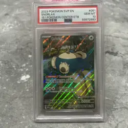 2023 POKEMON 151 POKEMON CENTER ELITE TRAINER BOX PROMO #051 SNORLAX PSA 10 - Image 1