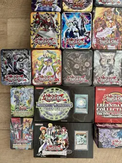 Yugioh Collection Lot-Vintage, New, & More! Tons Of Tins With Cards Inside! - Image 3