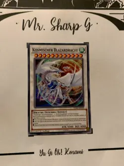 KOSMISCHER BLAZARDRACHE - 1.AUFLAGE LED6-DE029 DEUTSCH Yu-Gi-Oh! CARD COMMON - Image 2