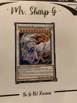KOSMISCHER BLAZARDRACHE - 1.AUFLAGE LED6-DE029 DEUTSCH Yu-Gi-Oh! CARD COMMON - Image 3