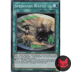 Yugioh Springans Watch Super Rare 1st Edition NM - Image 1