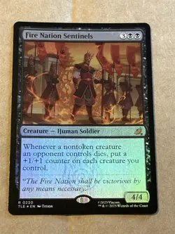 mtg foil Fire Nation Sentinels, Avatar the Last Airbender, unplayed - Image 1