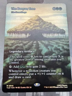 MtG Foil Borderless The Banyan Tree Great Henge TLA Avatar Last Airbender Magic - Image 1