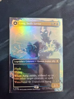 Aang Swift SaviorAvatar Last Airbender MTG Magic M 298 Card Foil - Image 1