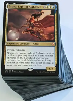 ***Custom Commander Deck*** Bruna, Light of Alabaster - Voltron Auras - EDH MTG - Image 1
