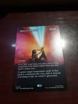 Force of Negation (Borderless) MTG Avatar TLE 0013 (Mythic) - Near Mint - Image 1