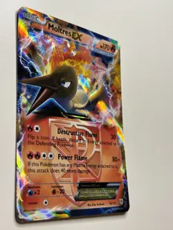 Pokemon TCG Plasma Storm Moltres EX #14 LP - Image 2