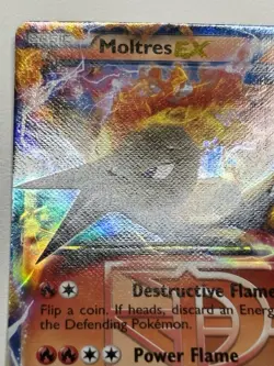 Pokemon TCG Plasma Storm Moltres EX #14 LP - Image 4