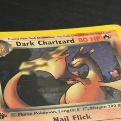 Dark Charizard Holo 1st Edition 4/82 Team Rocket Pokemon - MP - Image 5