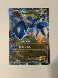 Pokemon TCG Latios EX XY72 Black Star Promo 2015 Full Art Holo Card NM Condition - Image 1