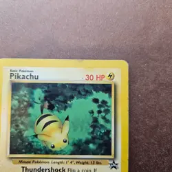 Pikachu 27 Pokemon Black Star Promo Card - HP - Image 3