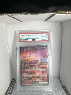 2023 Pokemon 151 English Mew EX #53 SVP Ultra Premium Collection PSA 8 - Image 1