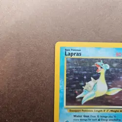 Lapras 10/62 Pokemon Fossil Holo Rare Card - HP - Image 2