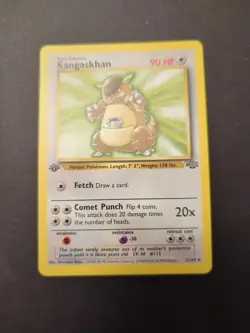 Kangaskhan 1999 Jungle #21/64 1st Edition Regular Pokemon Card - NM - Image 1