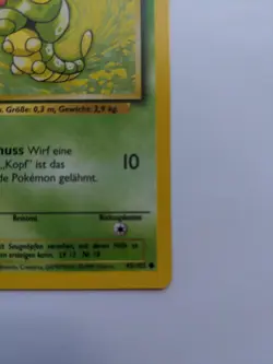 Pokemon Base Set 1st Edition German Caterpie (Raupy) 45/102 - Image 4