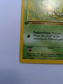 Pokemon Base Set 1st Edition German Caterpie (Raupy) 45/102 - Image 5