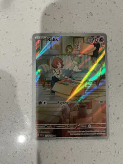 Pokemon TCG Ralts Scarlet & Violet Base Set Holo Illustration Card 211/198 - Image 1