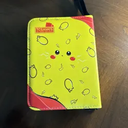 4 Pocket Binder For 400 Trading Pokemon TCG 50 Double Sided Top Load Pages New - Image 4