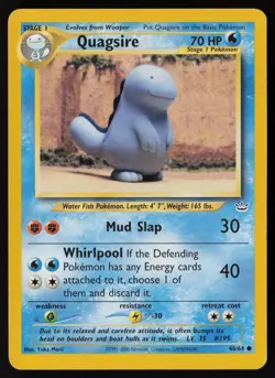 Quagsire 48/64 Neo Revelation Pokemon TCG LP - NM - Image 1