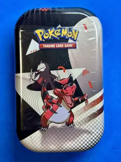 BRAND NEW Pokemon TCG Black Bolt White Flare Unova Mini Tin Krookodile Excadrill - Image 1