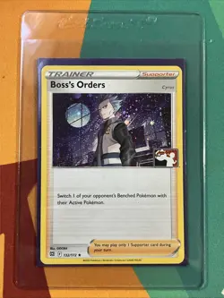 Pokemon Card Boss's Orders HOLO Prize Pack Series (132/172) Brilliant Stars NM - Image 1
