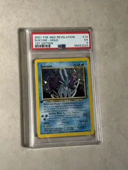 2001 Pokemon Neo Revelation Suicune Holo 1st Edition PSA EX 5 14/64 - Image 1