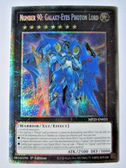 Yugioh! Number 90: Galaxy-Eyes Pho Mp25-En033 Starlight Rare 1st Ed Near Mint!! - Image 1