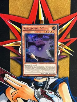 OP04-EN007 Retaliating "C" Super Rare UNL Edition NM Yugioh Card - Image 1