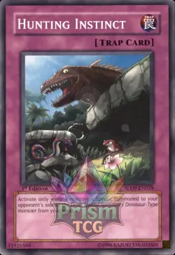 1st Ed Hunting Instinct SD09-EN028 Yugioh - Image 1