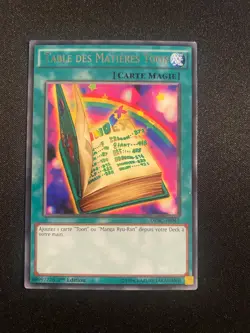 Toon Table of Contents French Rare DPBC-EN047 FR047 Light Play Yu-Gi-Oh! - Image 1