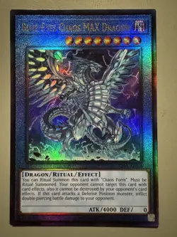 YUGIOH BLUE-EYES CHAOS MAX DRAGON ASIA ENGLISH ES01-AE018 ULTIMATE RARE - Image 1