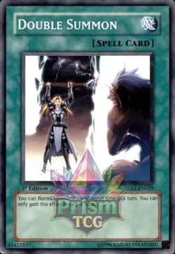 1st Ed Double Summon 5DS1-EN029 Yugioh - Image 1