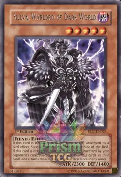 1st ed Sillva, Warlord of Dark World rare EEN-EN023 Yugioh - Image 1
